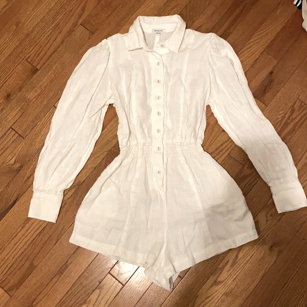 SOLD Weworewhat white Playsuit romper